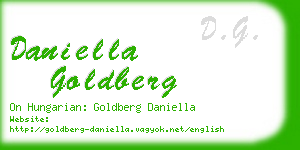 daniella goldberg business card
